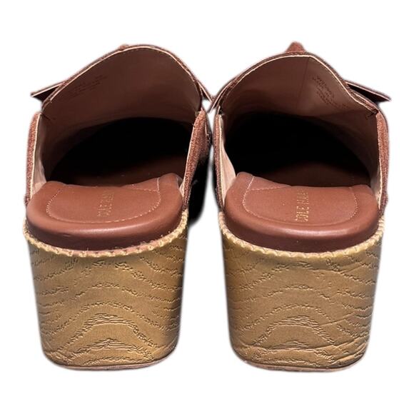 Cole Haan Brown Suede Mules with Bow - Size Women's 8 - Picture 3 of 5